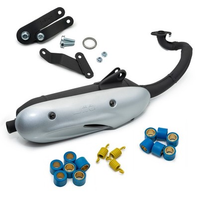 Auspuffanlage LeoVince Komplettanlage SITO, Stahl für Benelli 491 RR LC