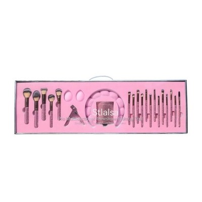 professional makeup brush set, 23 makeup brushes, diamond handle, brush, foun...