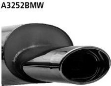 Bastuck Sportauspuff BMW 325i (E36) Cabrio 153x95mm oval