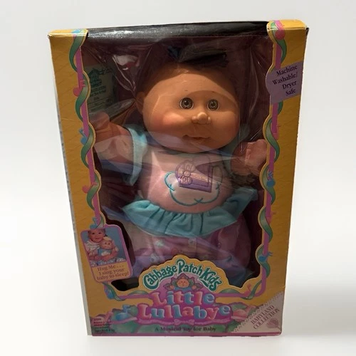 1991 Hasbro Cabbage Patch Kids Little Lullabye Singing Doll Alisha NIB