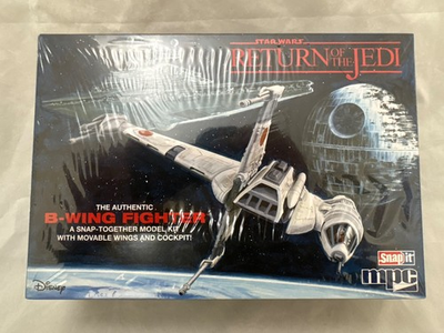 #ad MPC Star Wars: Return of The Jedi B Wing Snap 1:144 Scale Model NEW $25.79