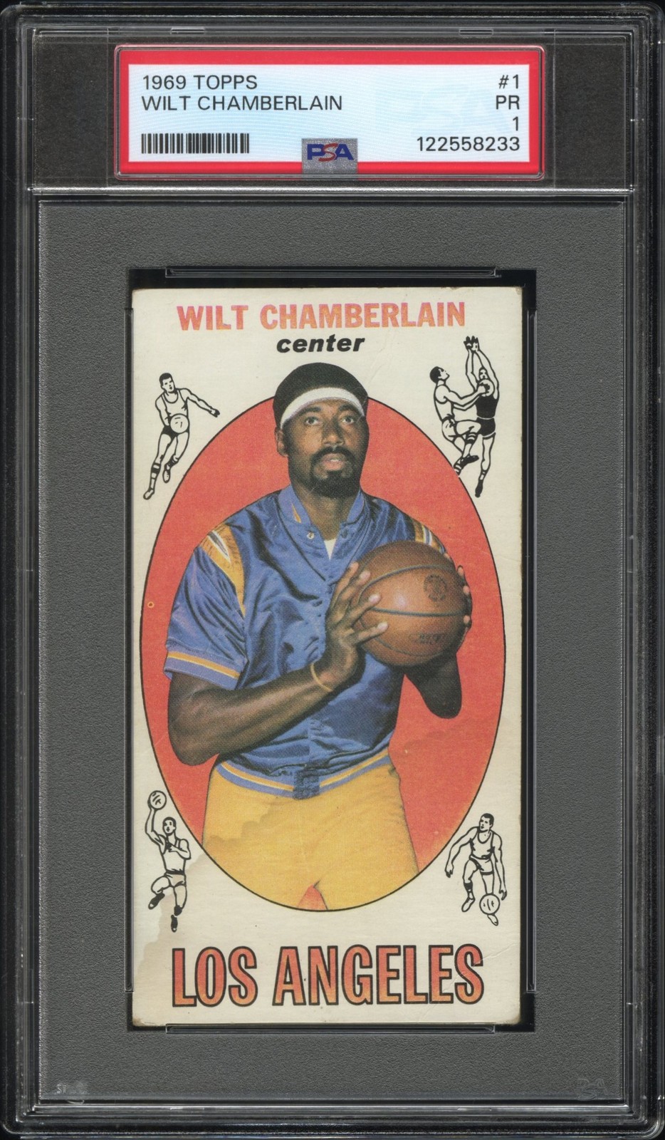 1969 Topps Wilt Chamberlain #1 PSA 1 *A24