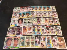 ROD CAREW - Huge 50-card lot! 1981 Topps-Donruss+! ANGELS! HOF!