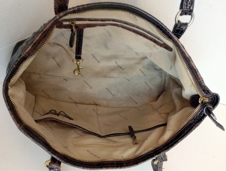 Brahmin Cocoa Medium Asher - image 9