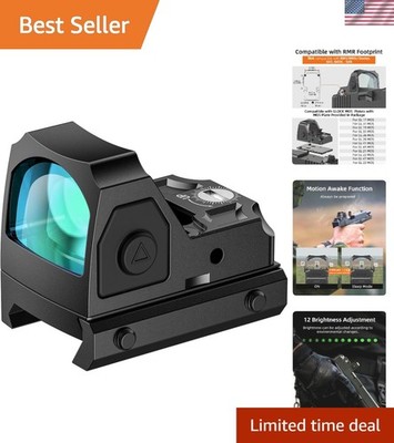 All-Weather Red/Green Dot Scope with 12 Illuminations for Performance Shooting