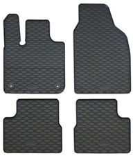 Gummifußmatten für Fiat 500e ab Bj 2020- Passform Fußmatten Gummimatten 4-tlg.