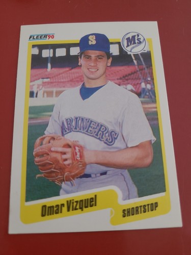 Omar Vizquel #528 1990 Fleer card