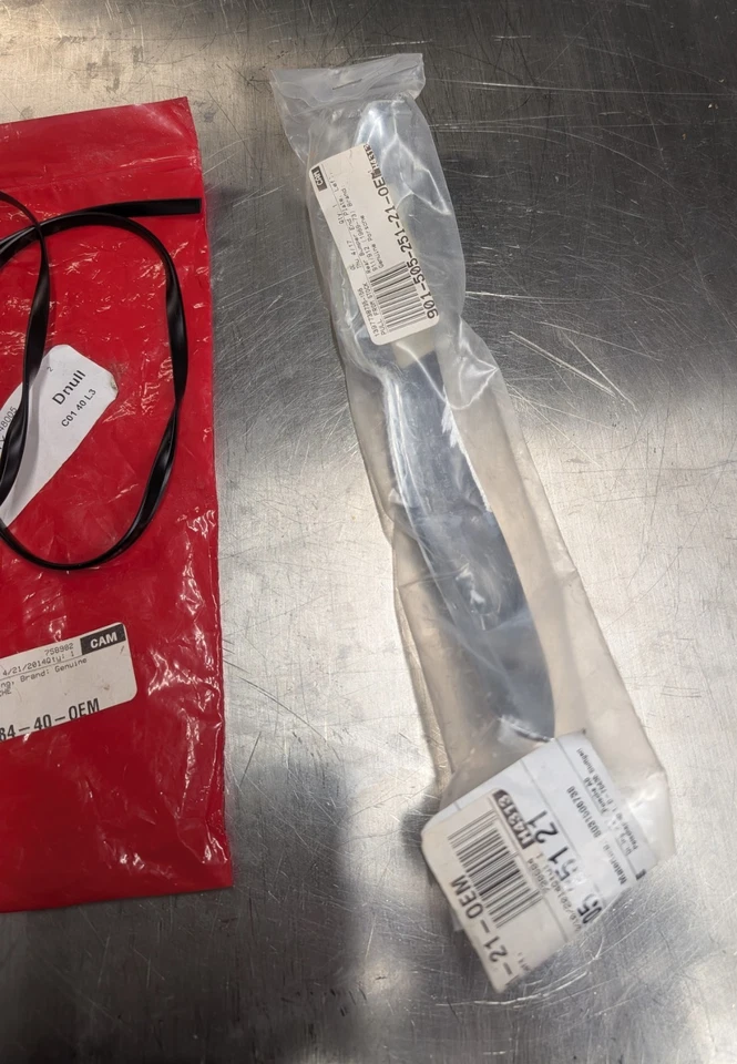 Placas de moldura de parachoques trasero Porsche 911 912 1969-73/par genuino/sin precio base Foto 3 de 4