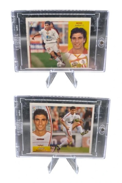 2 cromos José Antonio Reyes Sevilla FC Ediciones Este