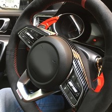 MEWANT Stuurhoes van echt leer en suède voor Ki a K5 Optima 2019 Cee'd Ceed GT 2019 Cee'd Ceed GT-Line 2019 Forte GT 2019 Sportage 2019-2020 Proceed