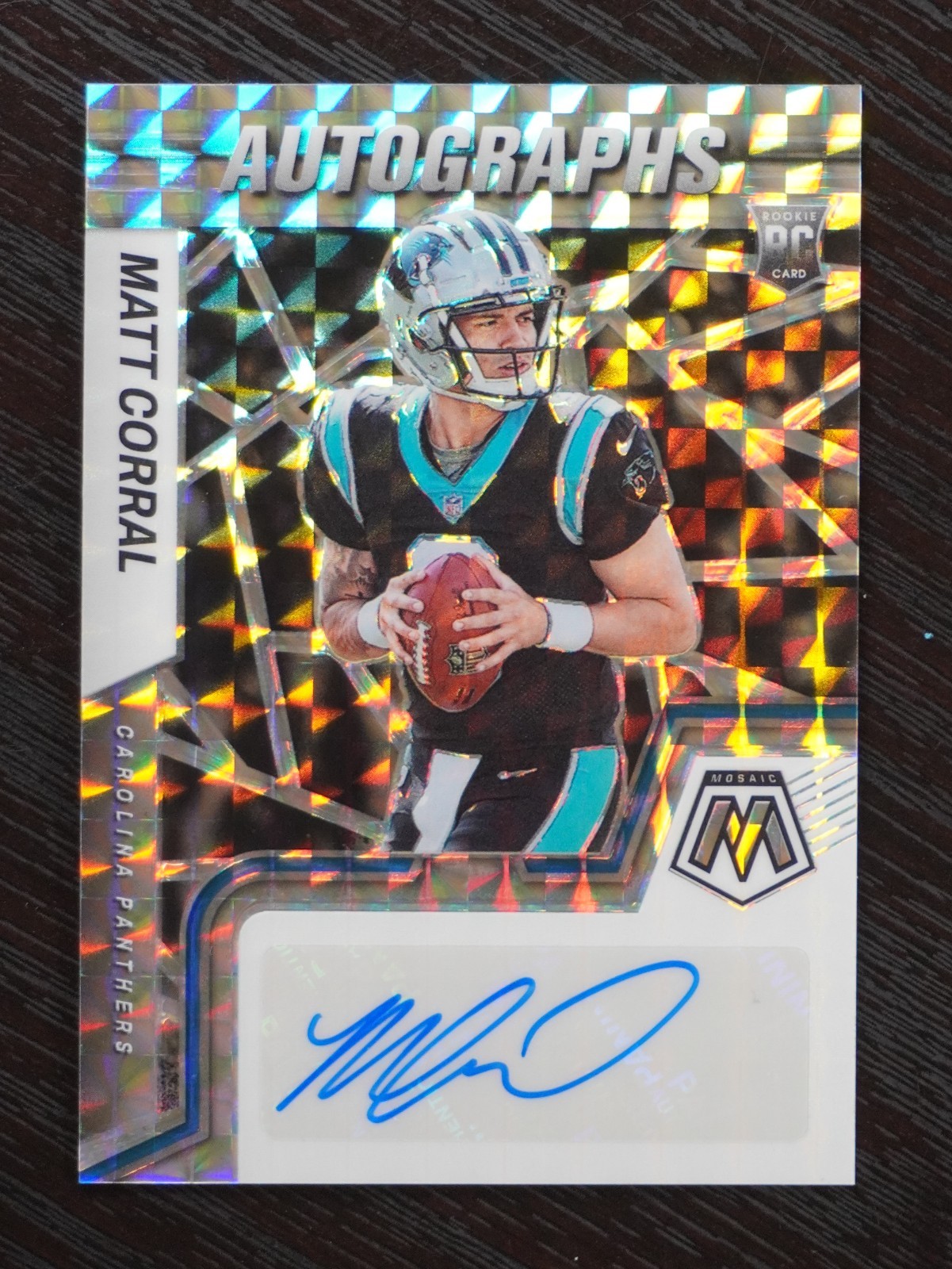 2022 Panini Mosaic #RAM-MC Matt Corral Rookie Autograph Auto Rookie RC SP