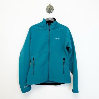 Simms Challenger Polartec Windbloc Jacket in Teal Fishing Outdoor Women s XS