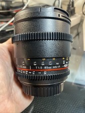 Rokinon Cine DS DS85M-C 85mm EF Mount T1.5 AS IF UMC Full Frame Cine Lens