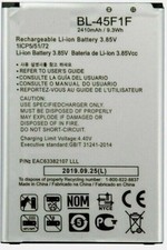 Battery BL-45F1F for LG Risio 3 Fortune 2 Phoenix 3 4 Rebel 2 4