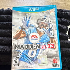 EA SPORTS Madden NFL 13 Nintendo Wii U 2012 Complete Manual, Multiplayer NTSC