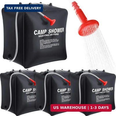 Retisee 10 Gallons/ 40L Solar Camping Showers with Hot Water Portable Camping Sh