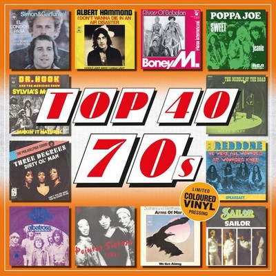 Various Artists - Top 40 70s / Various - 140-Gram Colored Vinyl [New Vinyl LP] C
