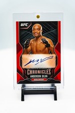 2015 Anderson Silva UFC Topps Certified Autograph Issue Red /8 Chronicles CA-ASI