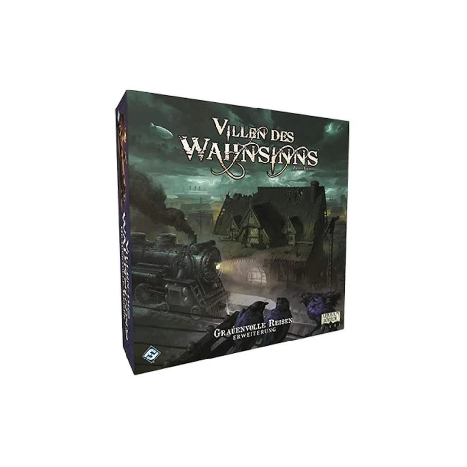 FANTASY FLIGHT GAMES FFGD1033 - Grauenvolle Reisen - Villen des Wahnsinns 2. Edition,...
