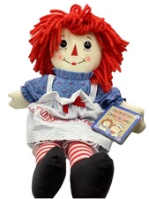2012 Aurora Hasbro 7" Raggedy Ann Plush Rag Doll
