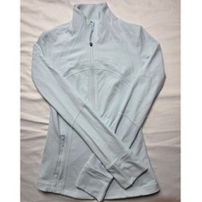 Lululemon Define Jacket Baby Blue Full Zip Yoga Activewear Size 2