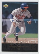 1993 Upper Deck Clutch Performers Terry Pendleton #R16 2e9