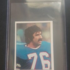 Topps 1981 Football Sticker #22 Fred Smerlas Defensive Tackle Bills