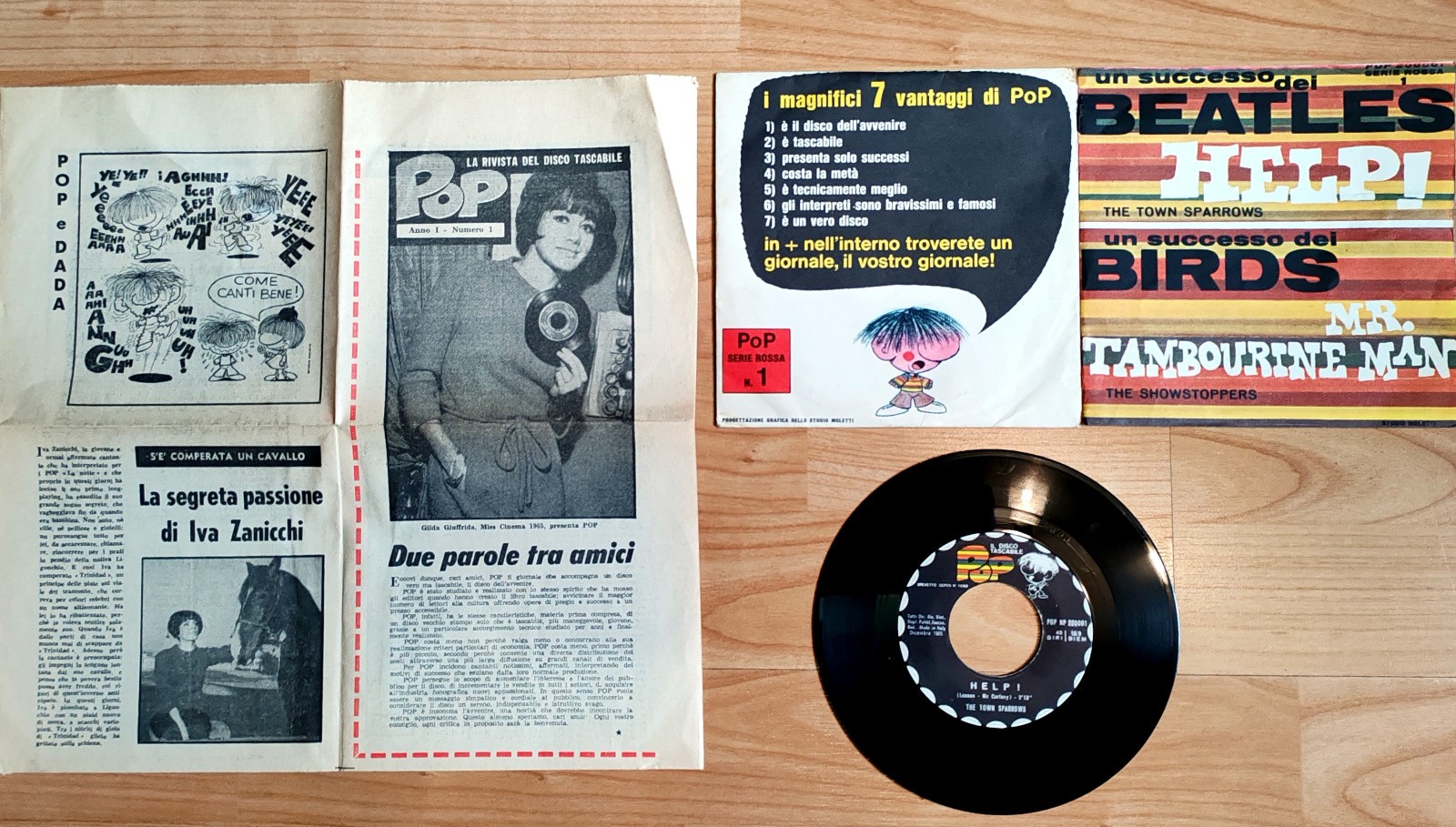 HELP ! ( The Beatles ) THE TOWN SPARROWS  7