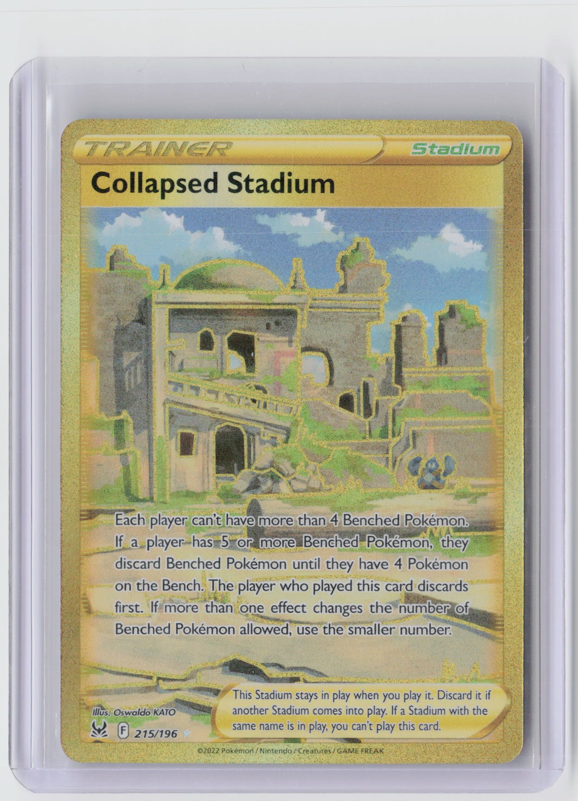 SWSH11: Lost Origin #215/196 Collapsed Stadium (Secret)