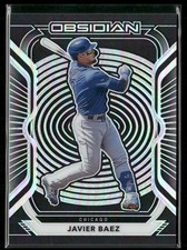 2021 Panini Chronicles #19 Javier Baez Obsidian