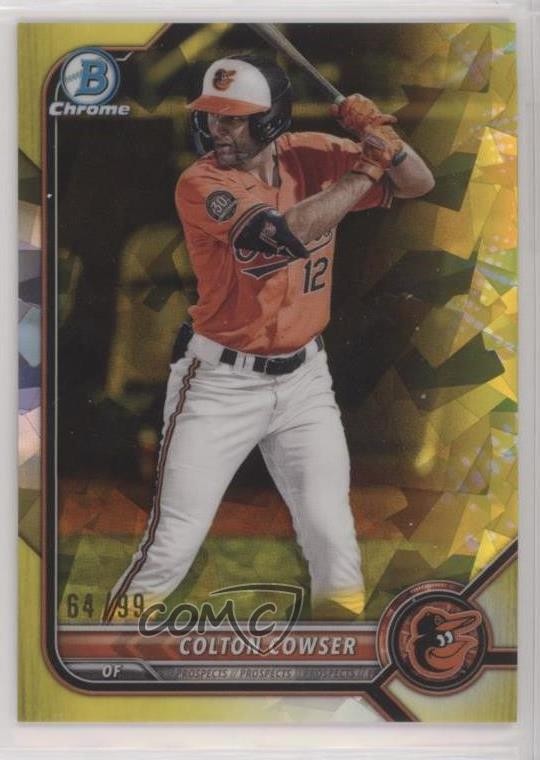2022 Bowman Chrome Draft Sapphire Yellow 64/99 Colton Cowser #BDC-149 0ks