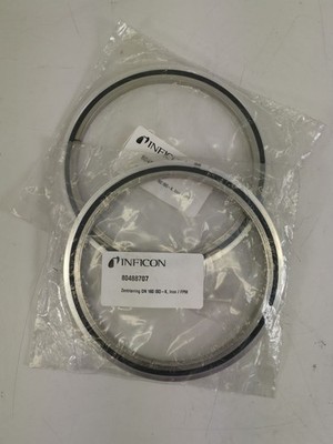 ZENTRIERRING INFICON 80488707  DN160 ISO-KF ALU/SCHWARZ 2er Packung NEU