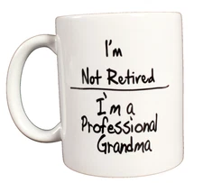 Humorous Professional Grandma Mug 15 Ounce New Coffee Cup NEW