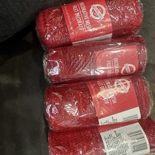 Decorative Mesh Red Valentine 4 Rolls