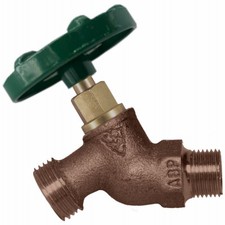 Hose Bibb, Quick Turn, Lead-Free, 1/2 x 3/4 In. Hose Thread - 251QTLF