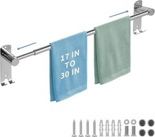 Bathroom Towel Rack 28In Adjustable Bathroom Towel Bar Stainless Steel Towel Bar