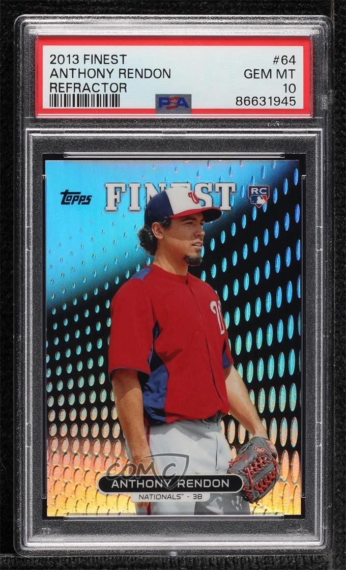 2013 Topps Finest Refractor Anthony Rendon #64 PSA 10 GEM MT 0i1b