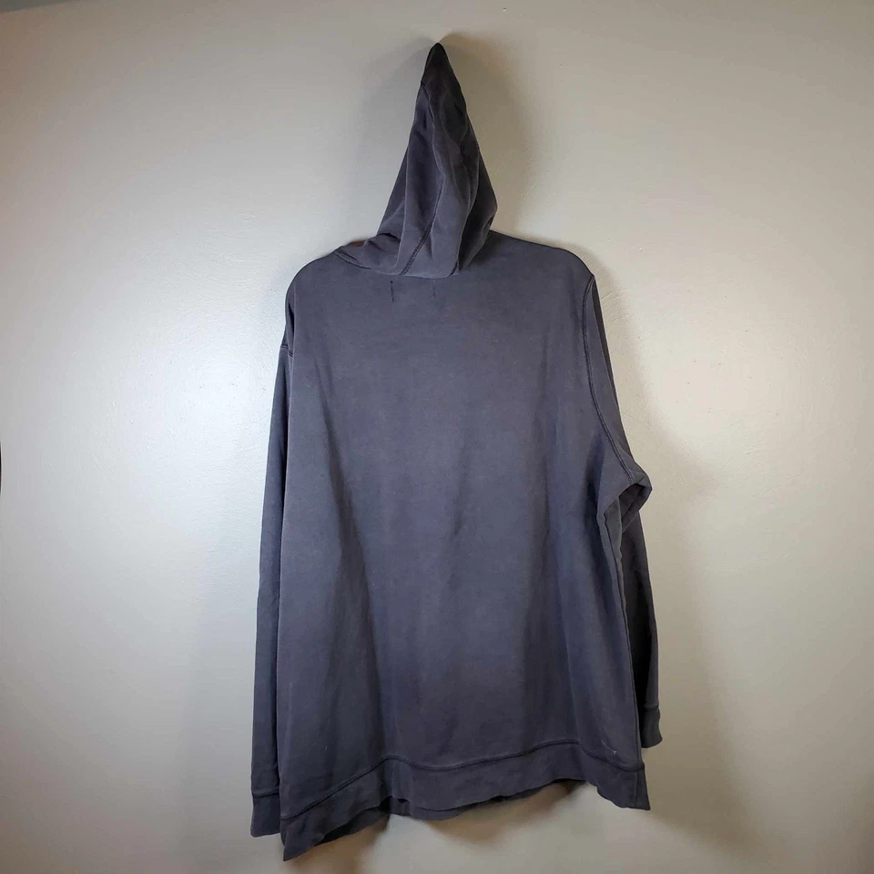 Vintage Jordan Jumpman Hoodie 3XLT Perfect Fade Black Y2K Center Logo RARE - Image 4 of 4