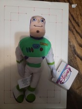 Disney Store Plush Toy Story BUZZ LIGHTYEAR 8" Astronaut Mini Bean Bag NWT Rare
