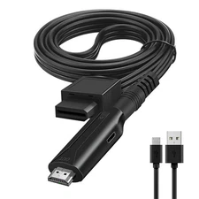 New USB Cable Line For HDTV Monitor Display Wii To HDMI Adapter HD 720P/1080P