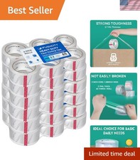 Top Quality 36 Rolls of 1.88" Clear Packing Tape - Perfect for Shipping  Moving