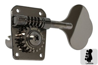 GOTOH GB10 Bass Tuning Machines Tuners - Open Gear - 4L - Cosmo Black