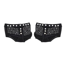 Joyzan Dance Paws Pad, Half Sole Shoes Ballet Lyrical Bare Foot Undies Black