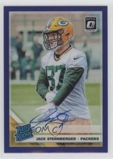 2019 Donruss Optic Rated Rookie Purple Prizm 18/35 Jace Sternberger Auto 0st9