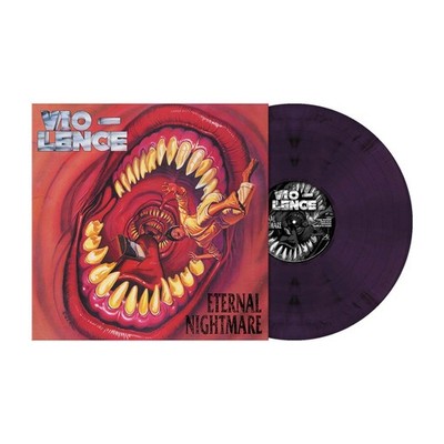 VIO-LENCE 'Eternal Nightmare' LP Deep Purple Marmoriertes Vinyl -Neu Versiegelt