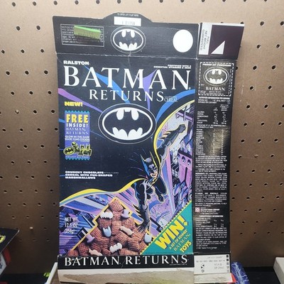 Batman Returns Cereal Box 1992 Ralston Door Hanger Movie 90S Film Tim Burton 