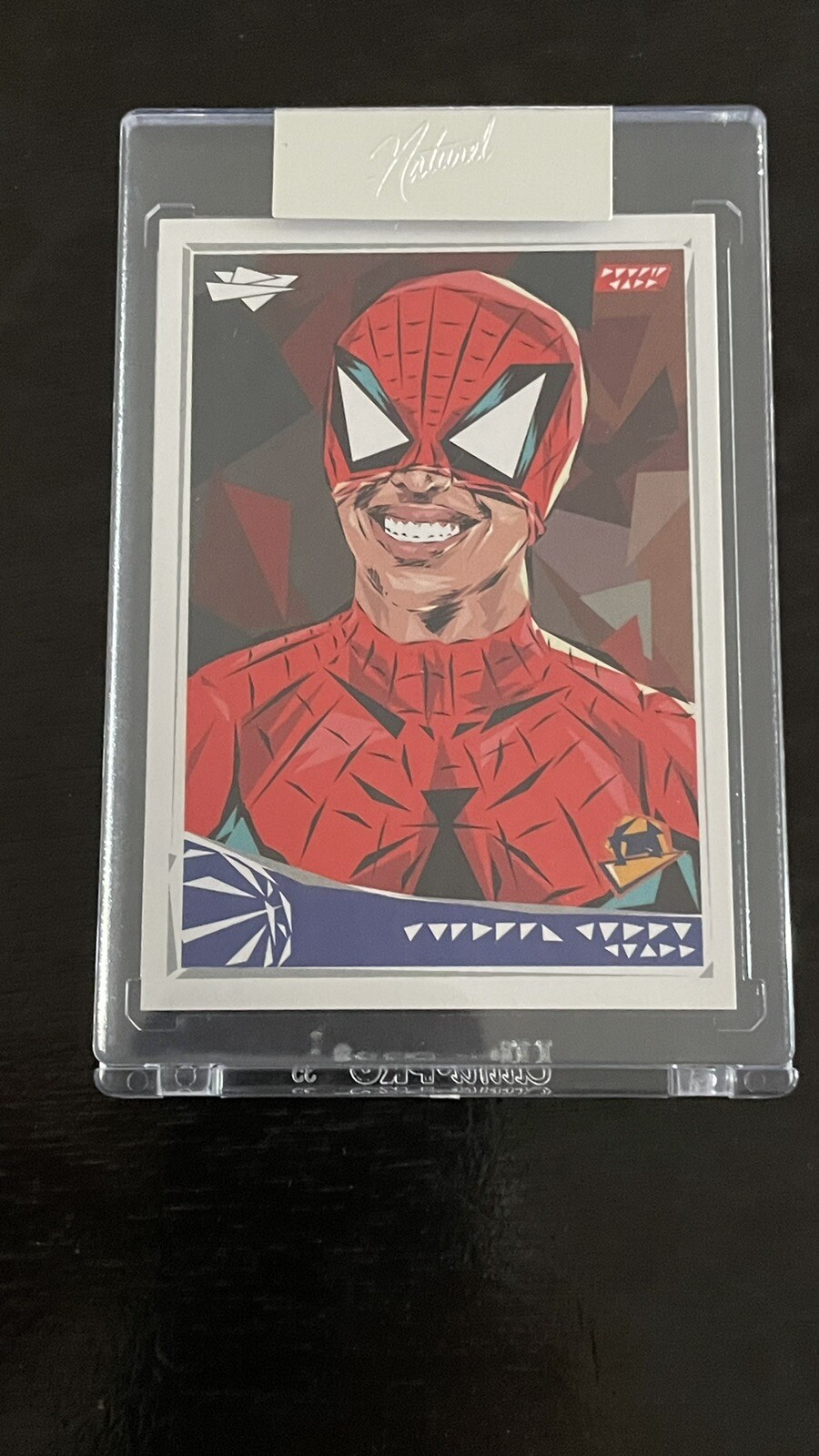 Steph Curry Spider-Man Naturel Companion Card 2009 Topps design