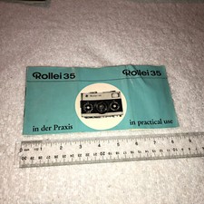 Rollei 35 In Practical Use Camera Instruction Manual / User Guide MI Germany