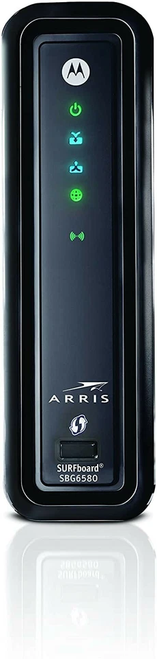 Cable módem ARRIS SURFboard SBG6580 DOCSIS 3.0/Wi-Fi N300 2.4Ghz + N300 5GHz Du Foto 4 de 4