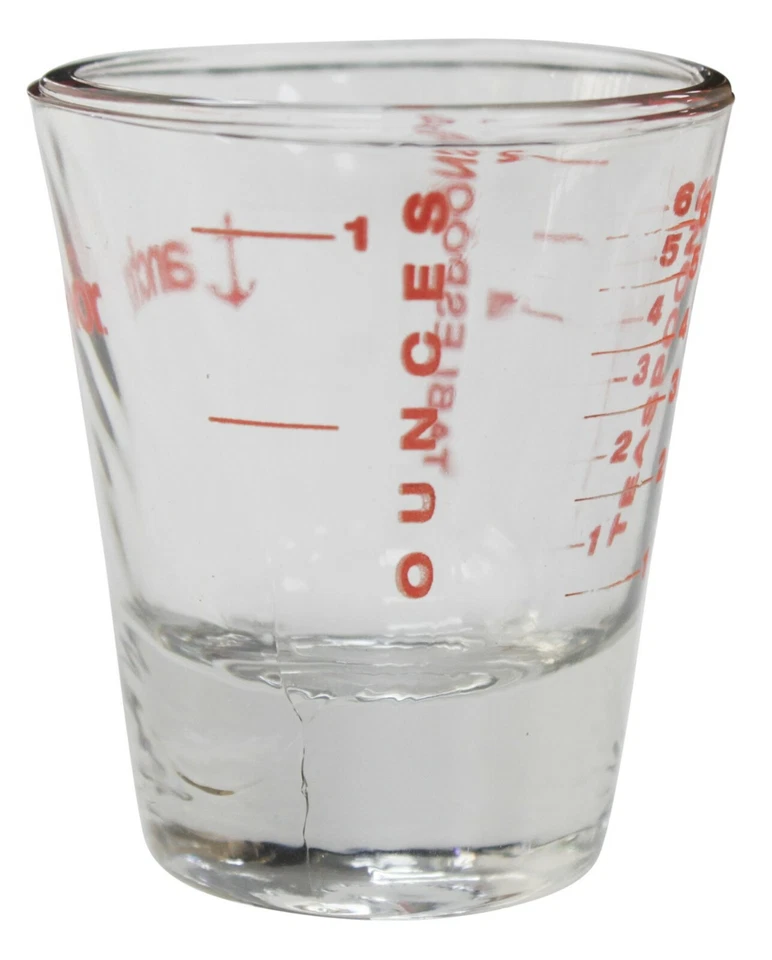 Anchor Hocking 30ml Cocina Tazas Medidoras Claro Cristal 28.4ml Medición Chupito - Imagen 3 de 4